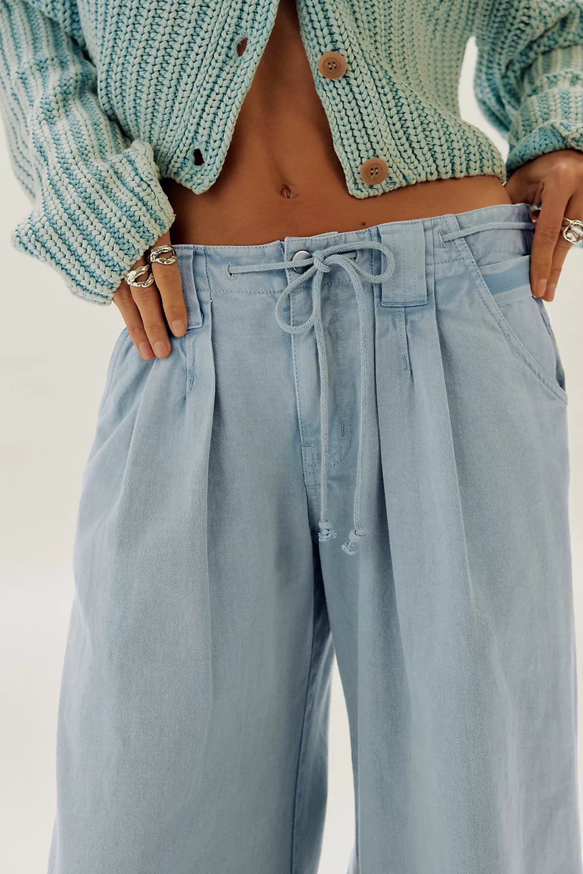Julien Wide-Leg Chino Trousers