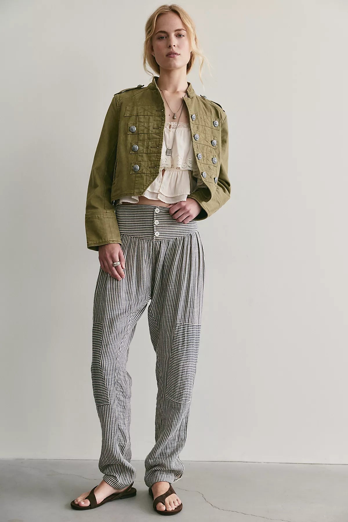 Carmen Tapered Pull-On Harem Pants