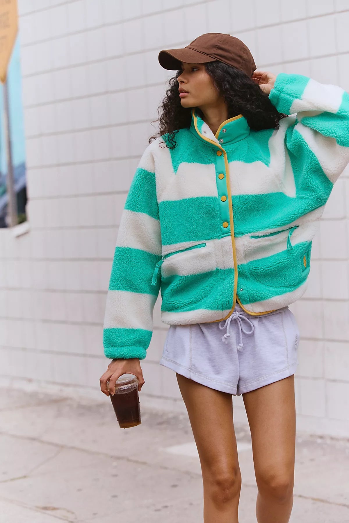 Hit The Slopes Printed Fleece Jacket