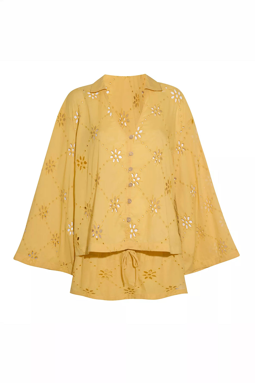 Matthew Williamson x Free People Mesquida Broderie Anglais Low-Rise Skort