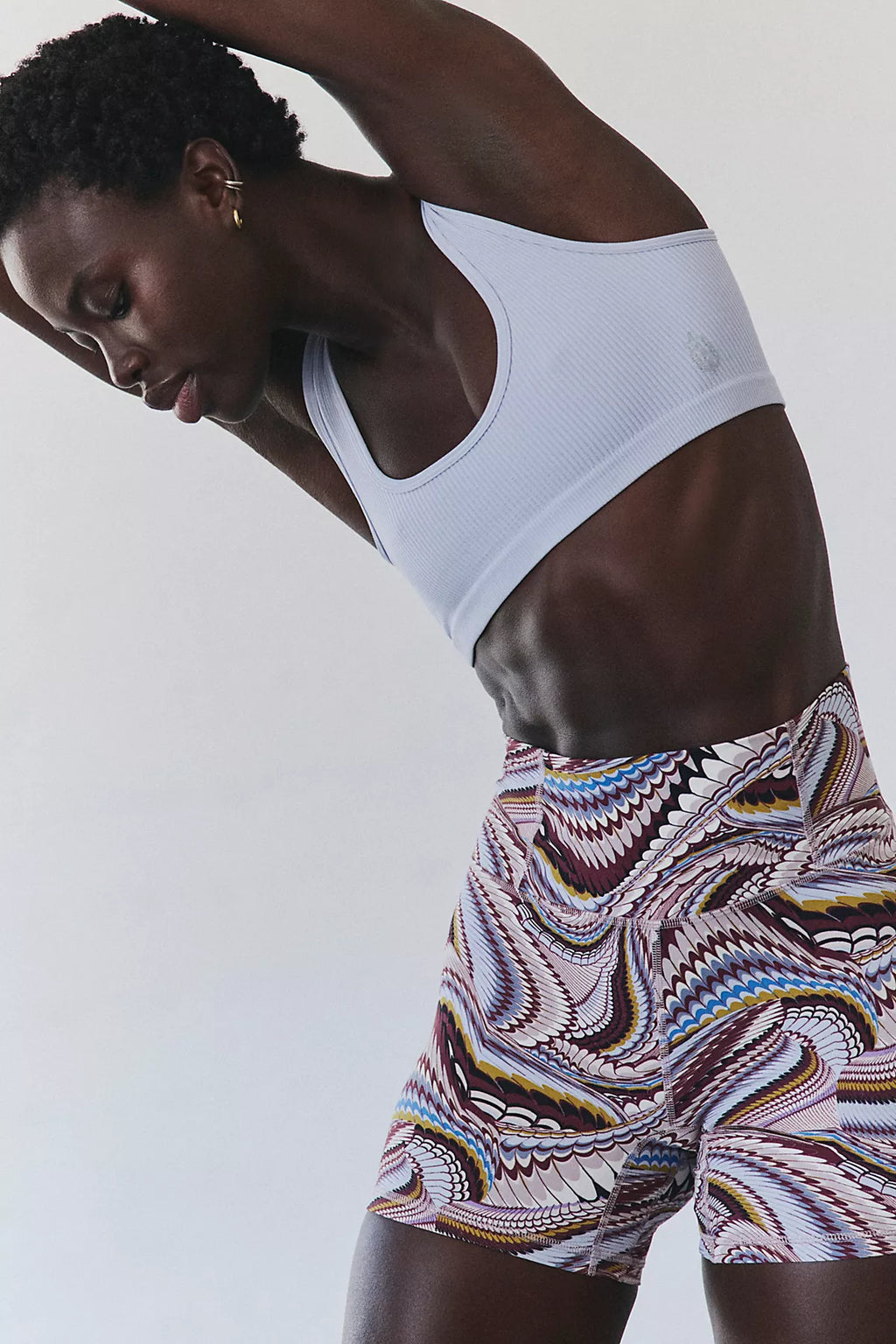 Never Better High-Rise Printed 5" Biker Shorts