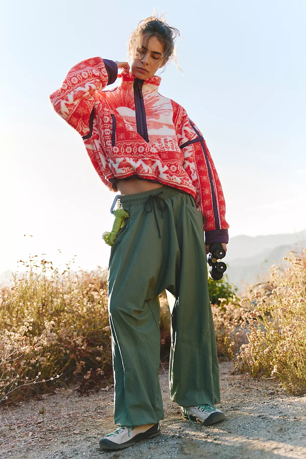 Mountain High Printed Half-Zip Fleece