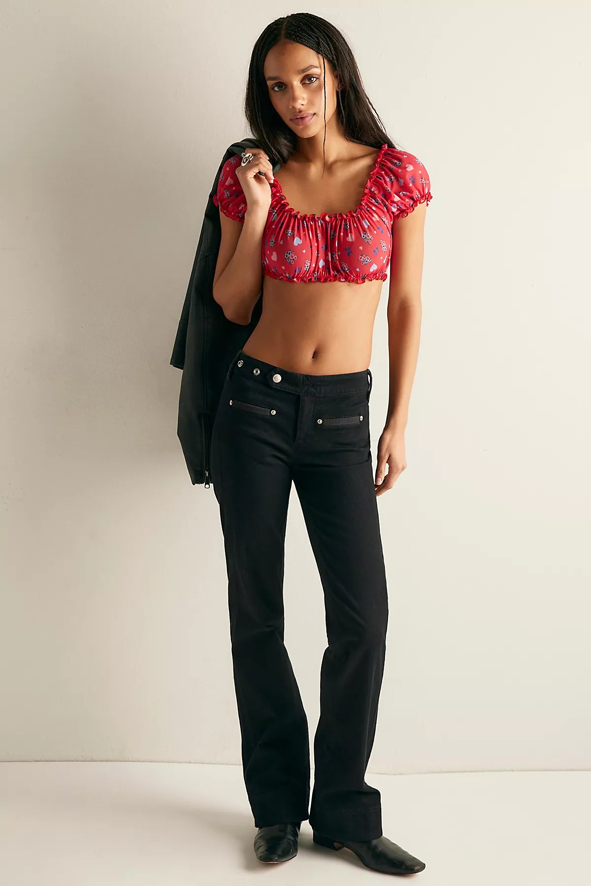 Only Hearts Heartbreaker Eva Printed Top