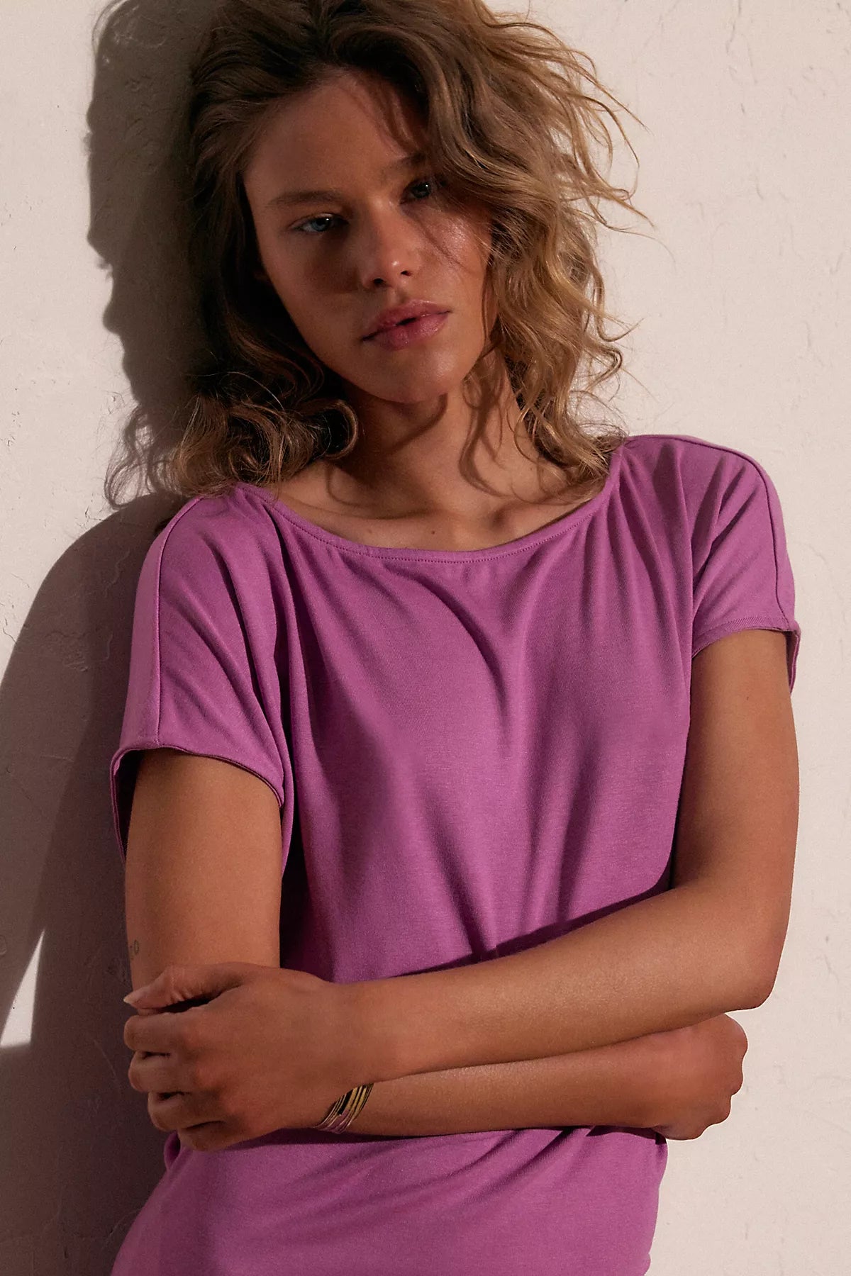 Good Feels Short-Sleeve Mini Dress