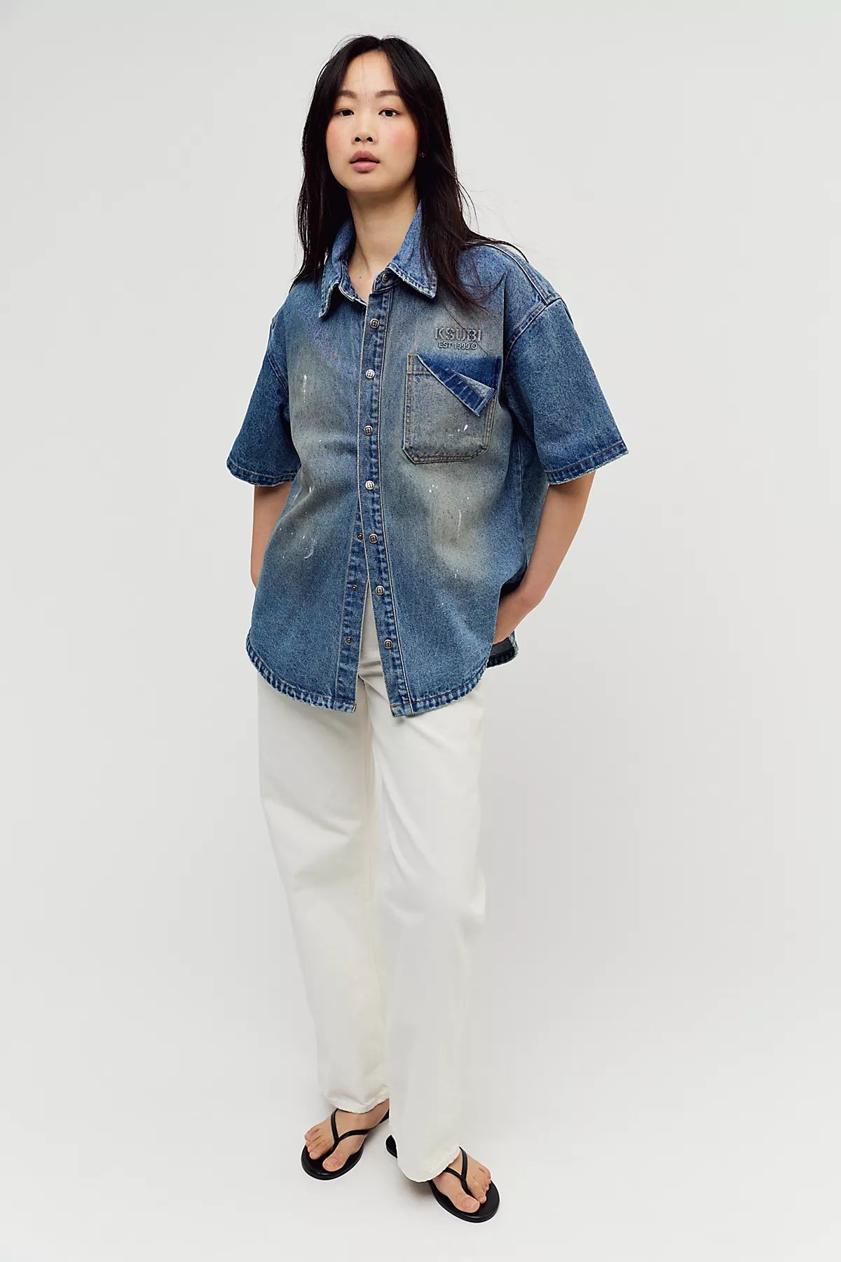 Ksubi Oversized Denim Shirt