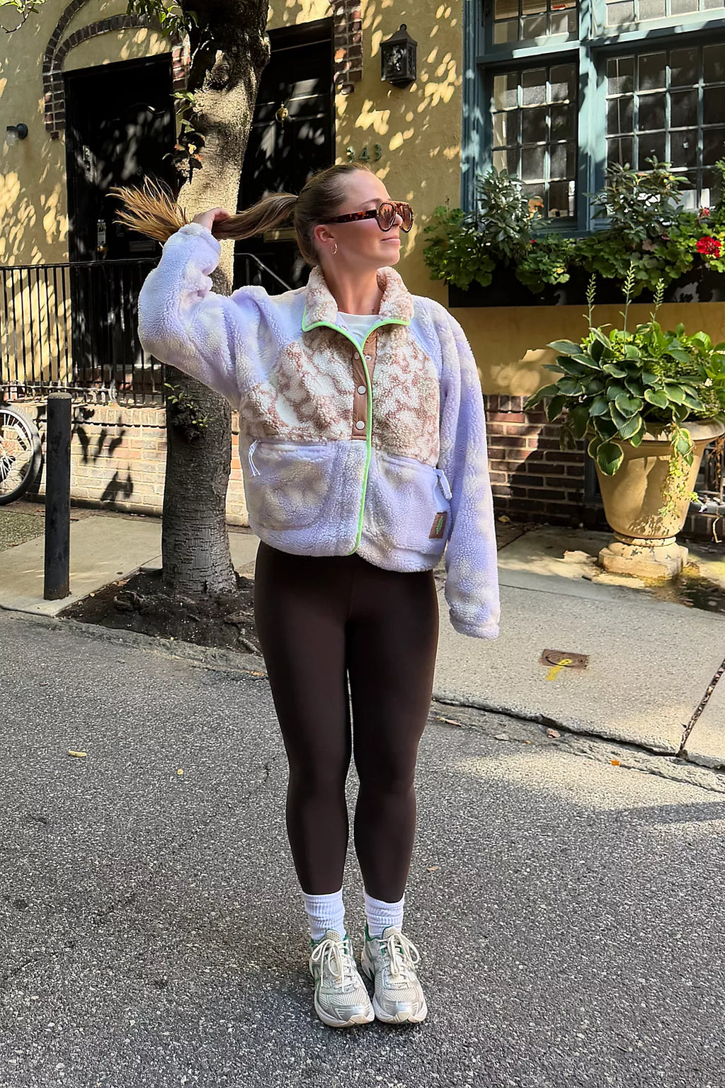Hit The Slopes Printed Fleece Jacket