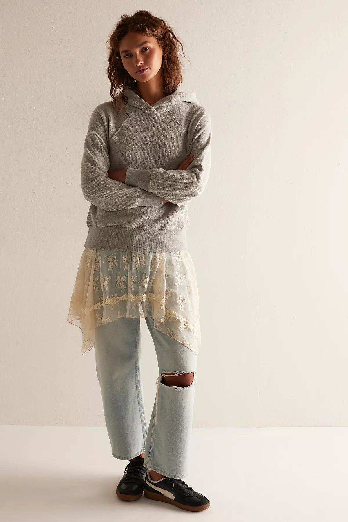 Lady Lux Midi Slip Skirt