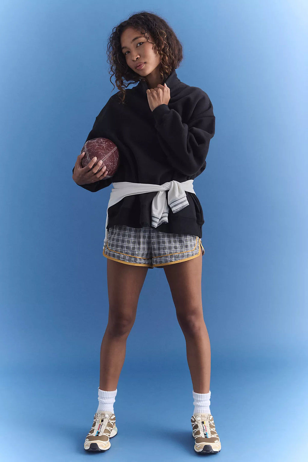 A Cut Above Mock Neck Pullover Sweatshirt