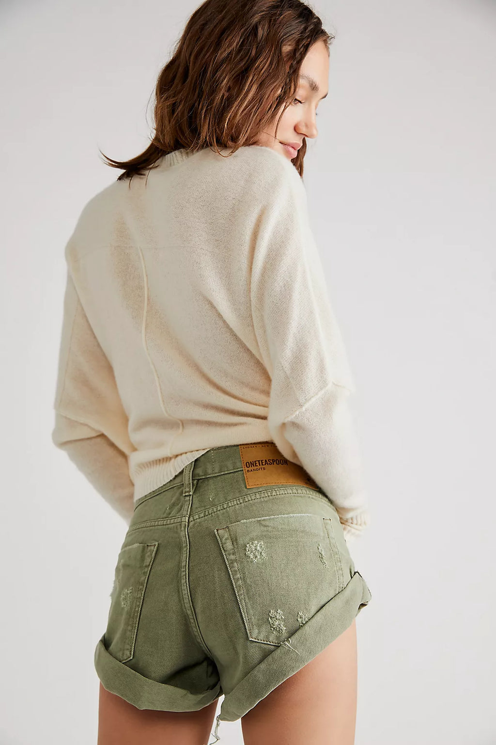 OneTeaspoon Bandits Low-Waist Denim Shorts