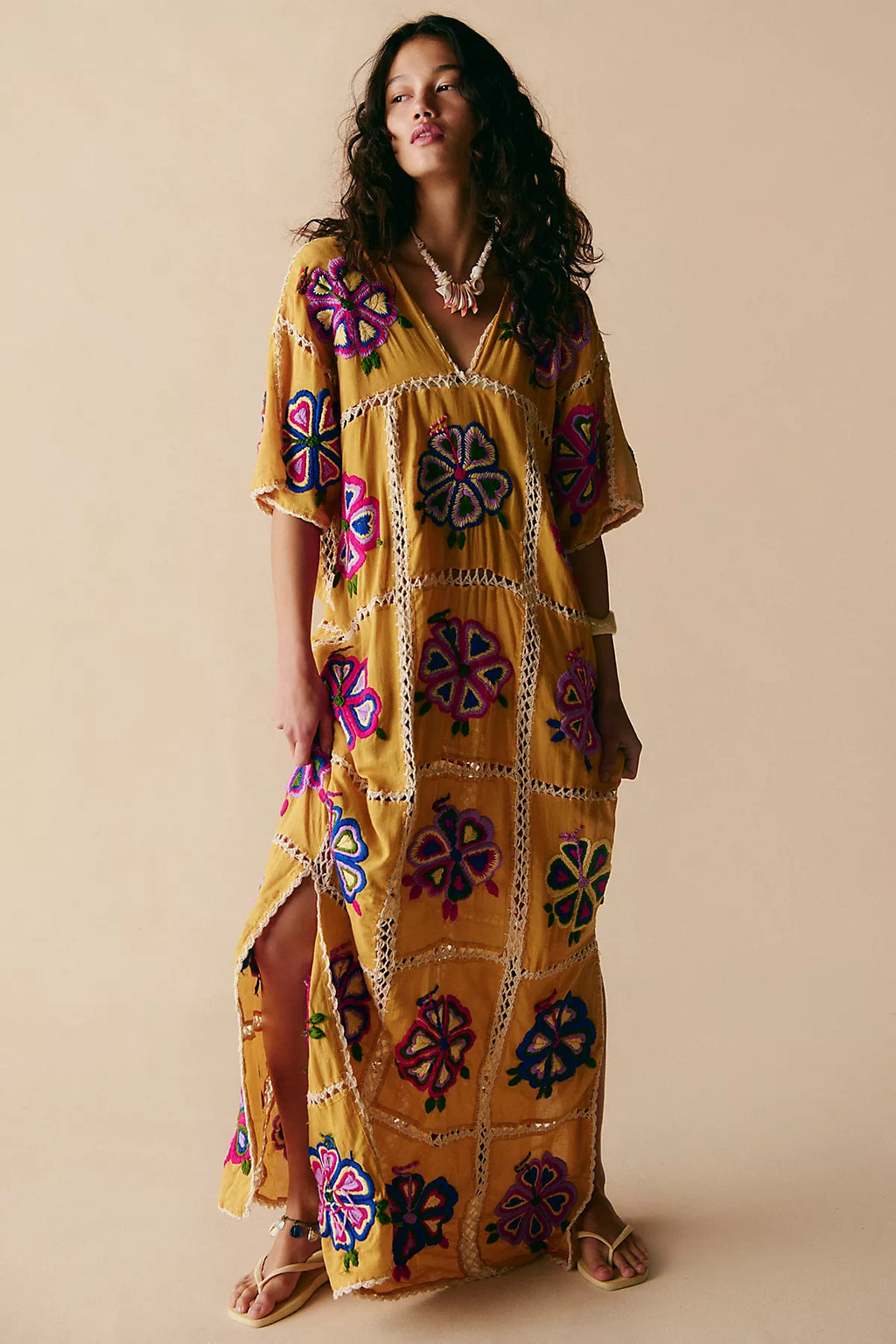 Embroidered Josin Kaftan