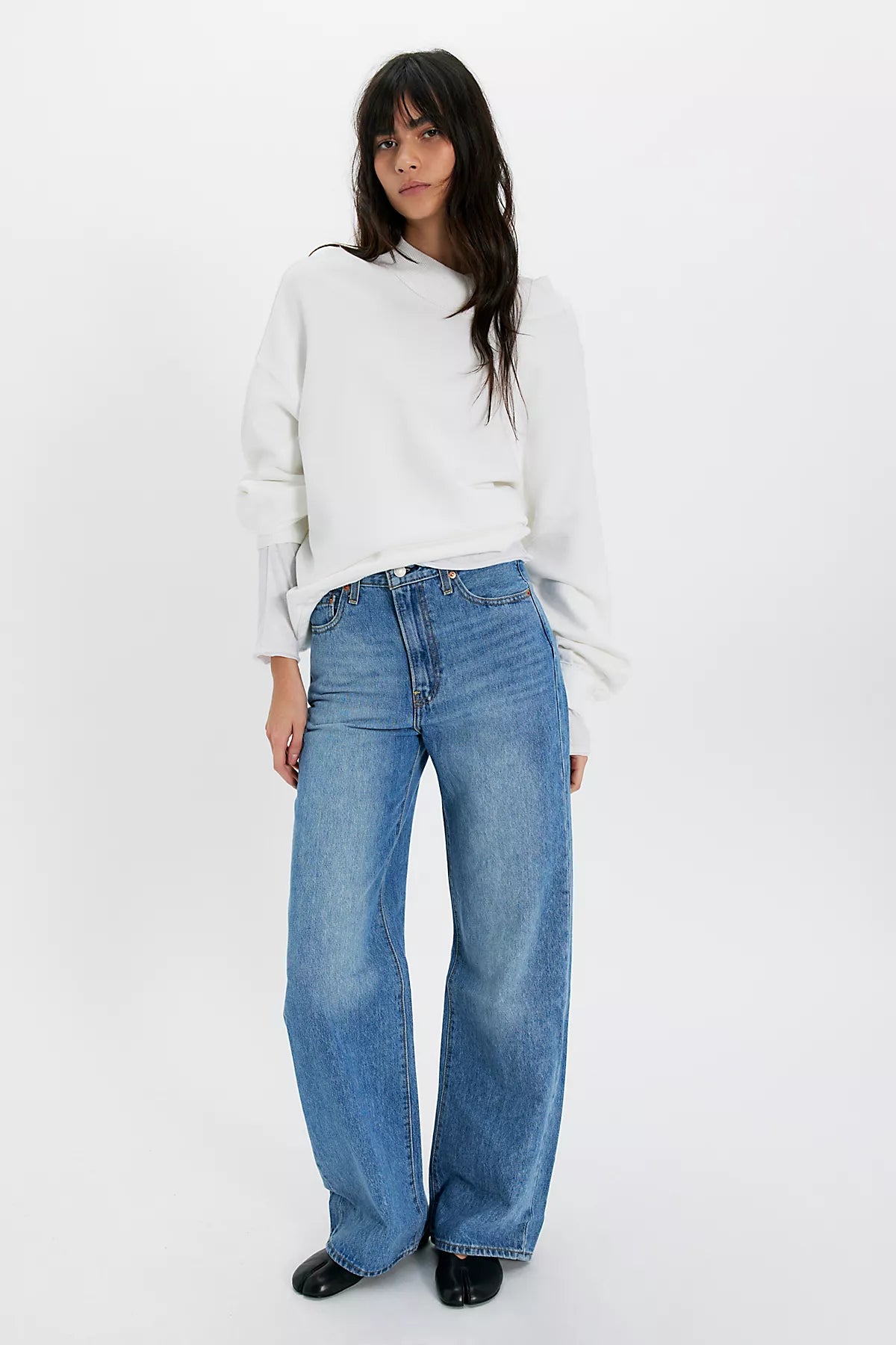 Levi's Ribcage Wide-Leg Jeans