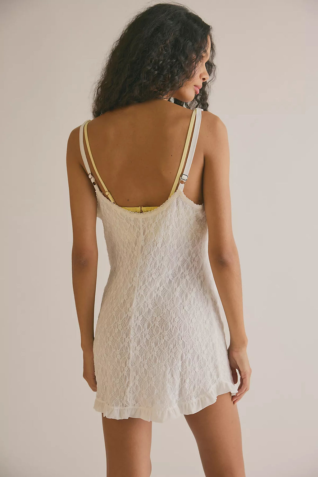 Lace Mini Slip Dress