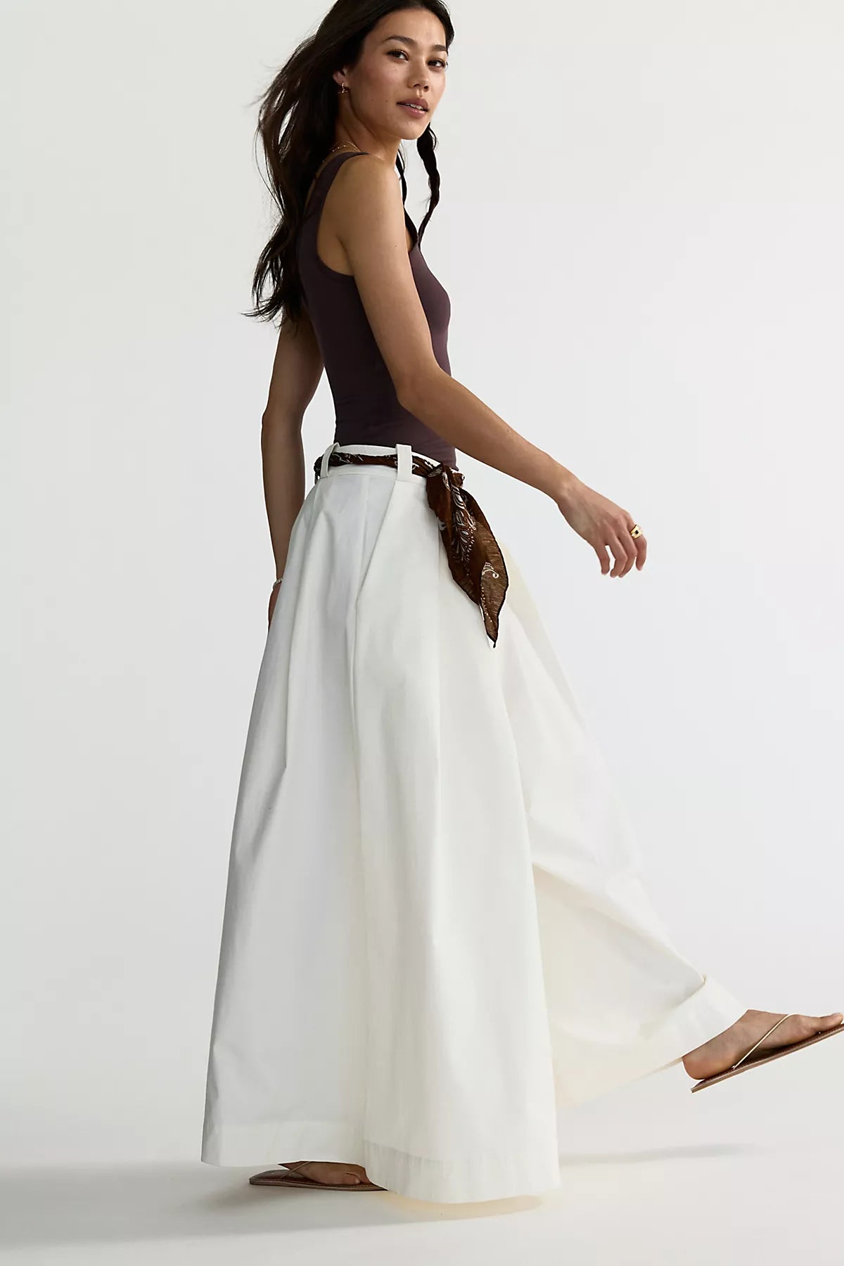 Lasting Impression Wide-Leg Trousers