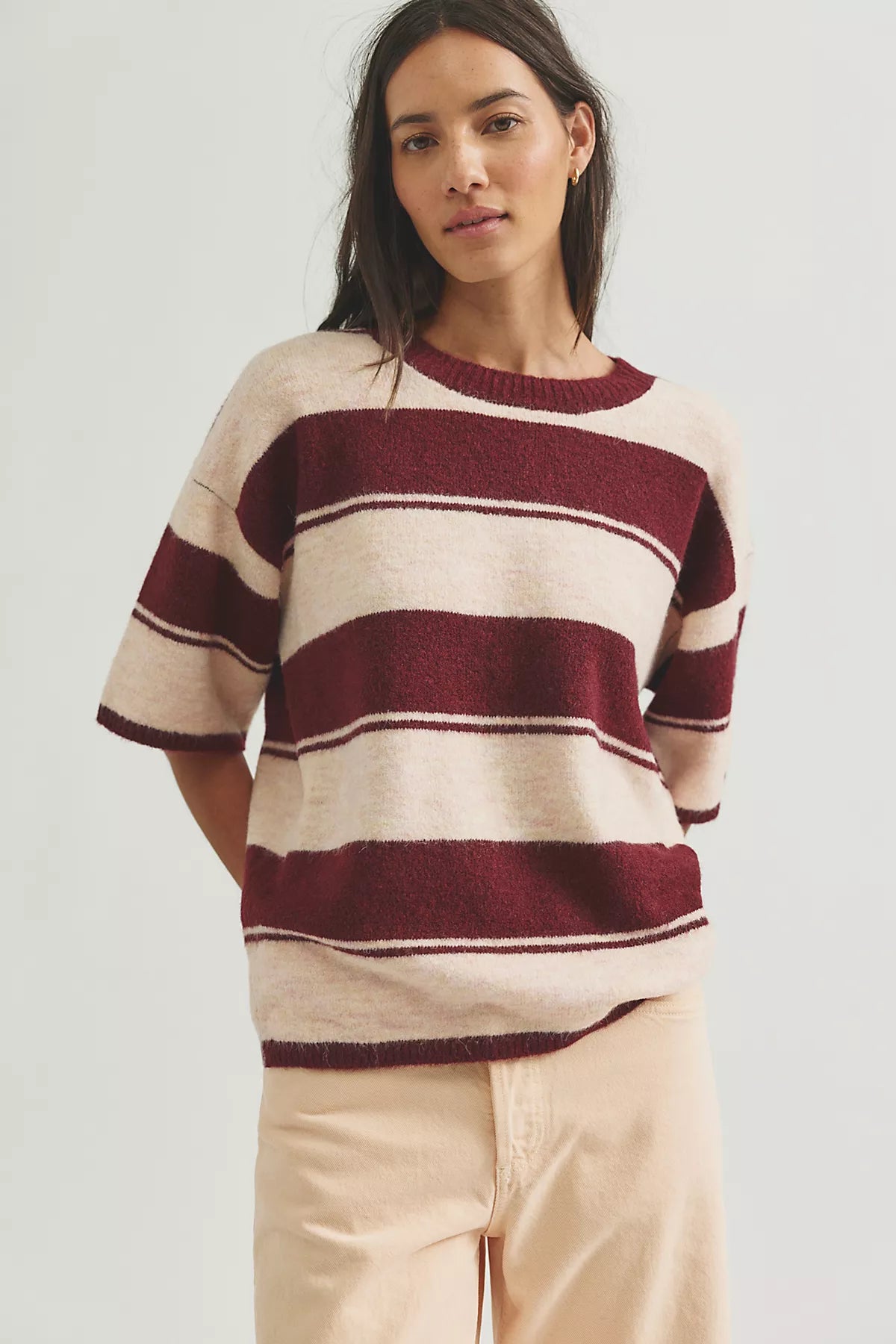 Margot Stripe SoftSpun Sweater Tee