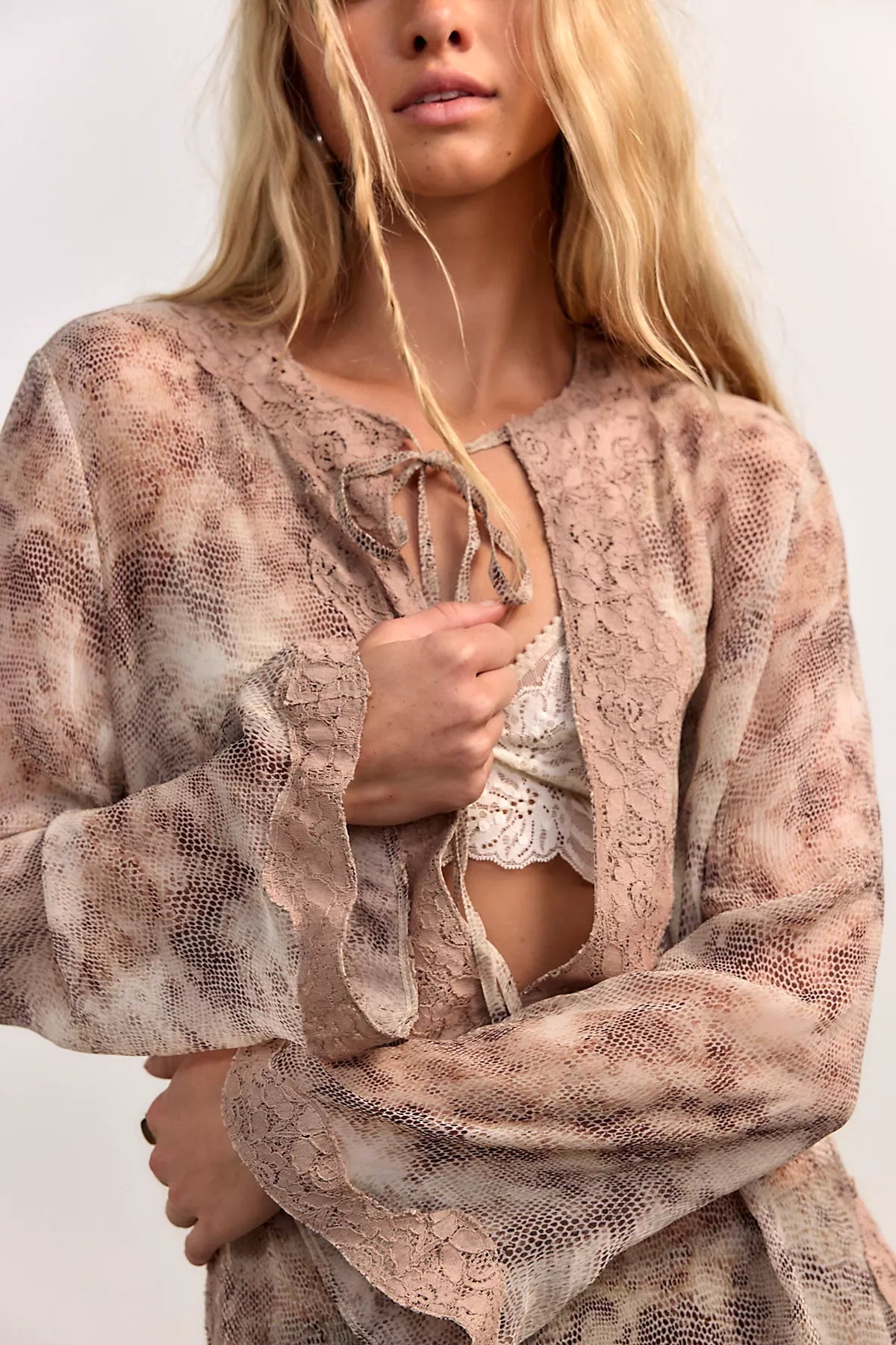 Grace Kelly Sheer Kaftan