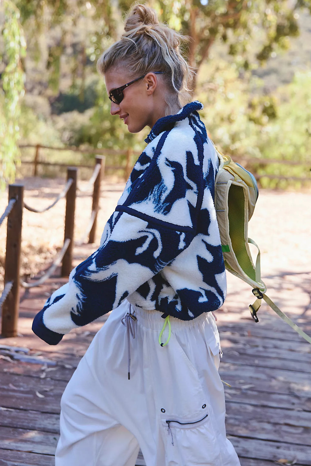 Mountain High Printed Half-Zip Fleece