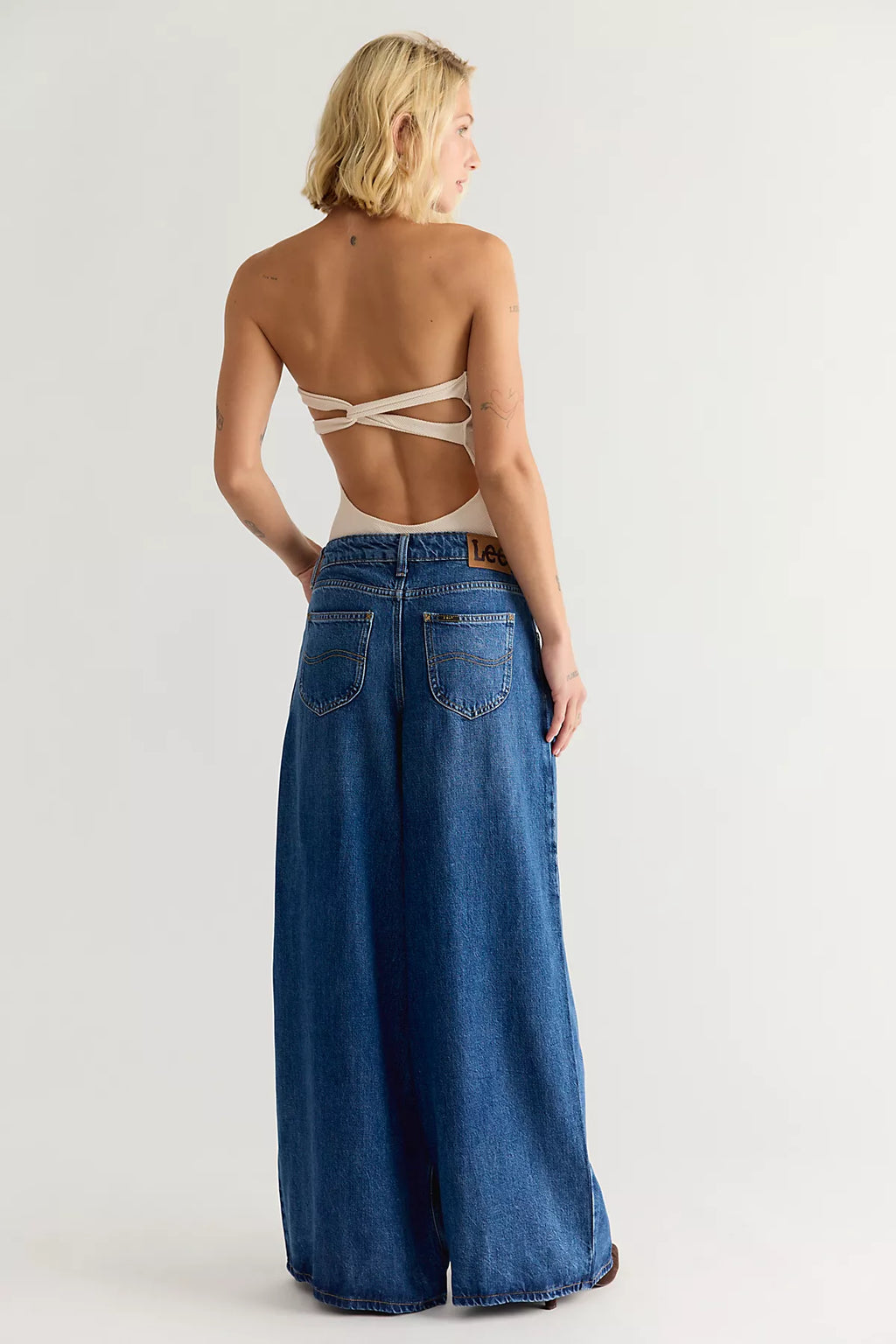 Lee LQD Slouchy Pleated Trouser Jeans