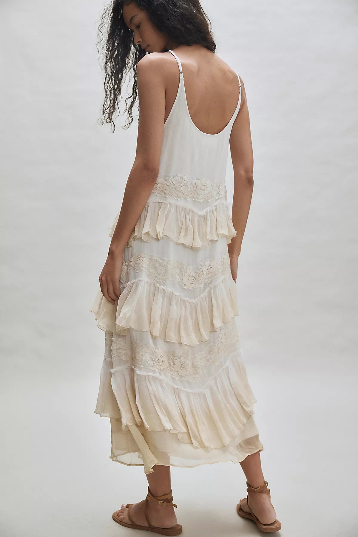 Nigel Preston Tiered Midi Dress