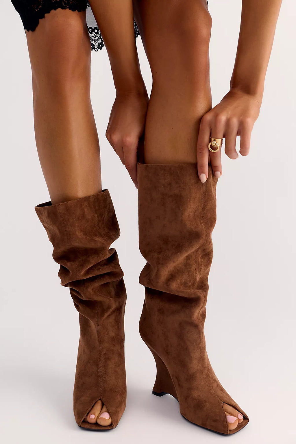 Just A Peep Slouch Boots