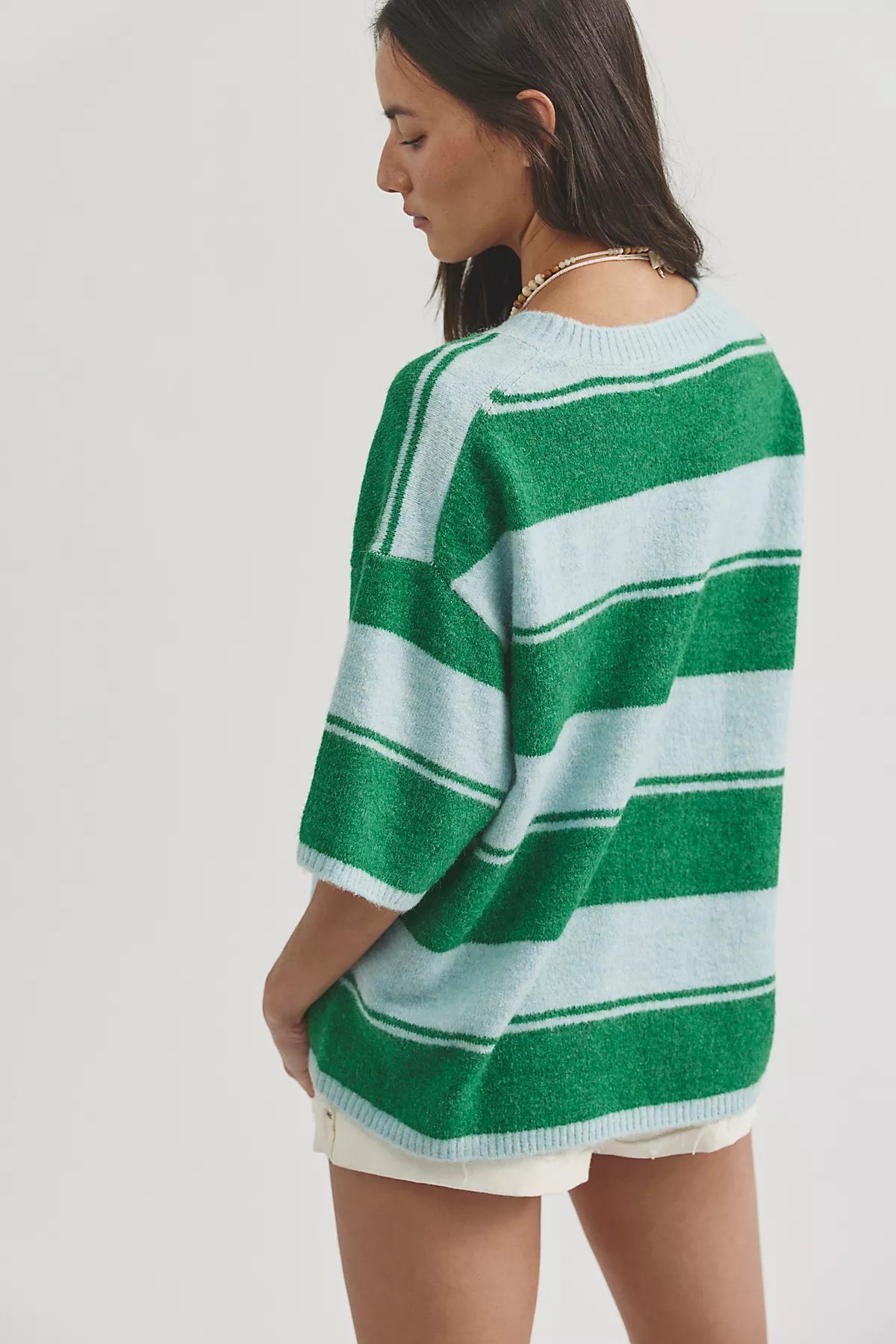Margot Stripe SoftSpun Sweater Tee
