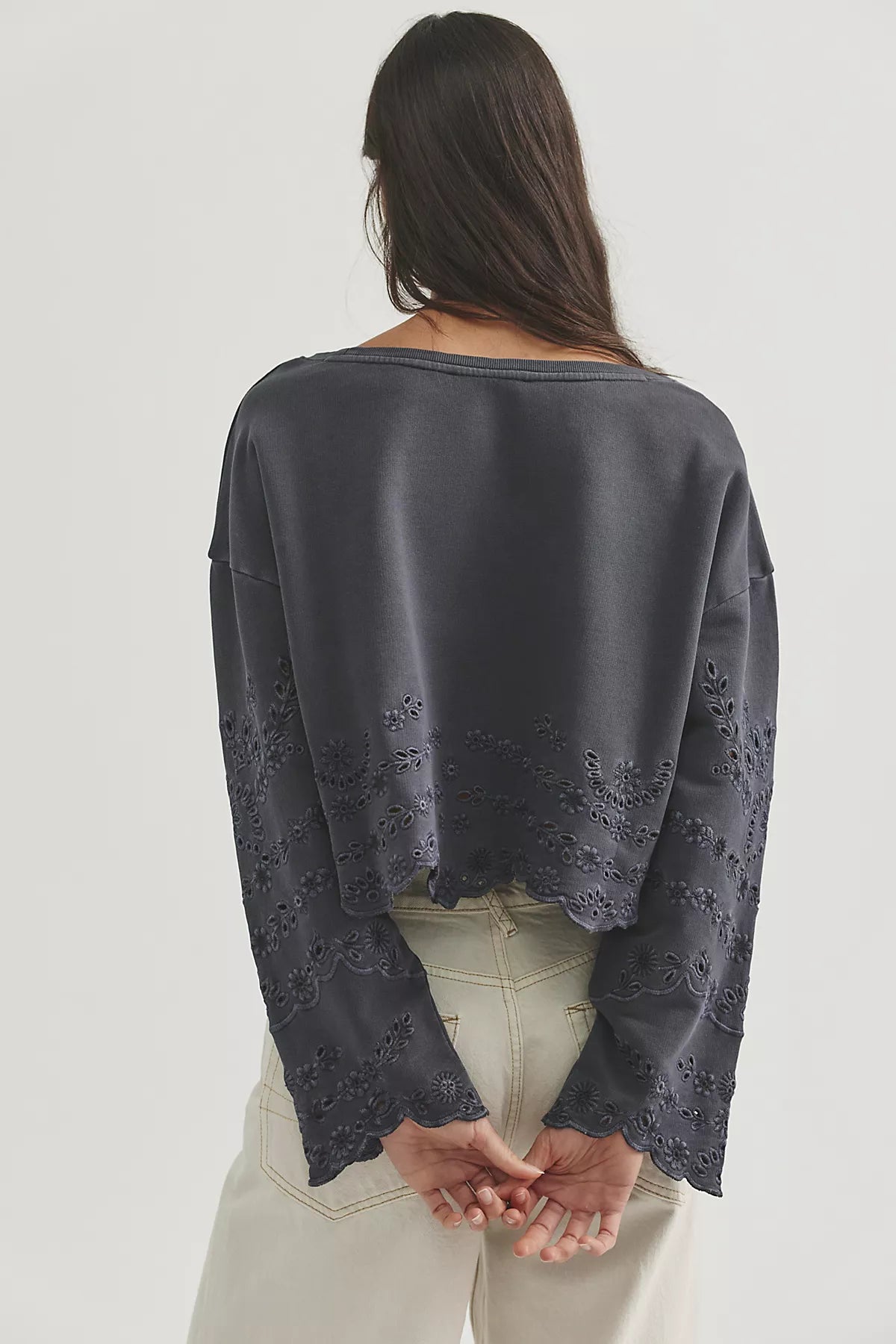 Iris Embroidered Sweatshirt