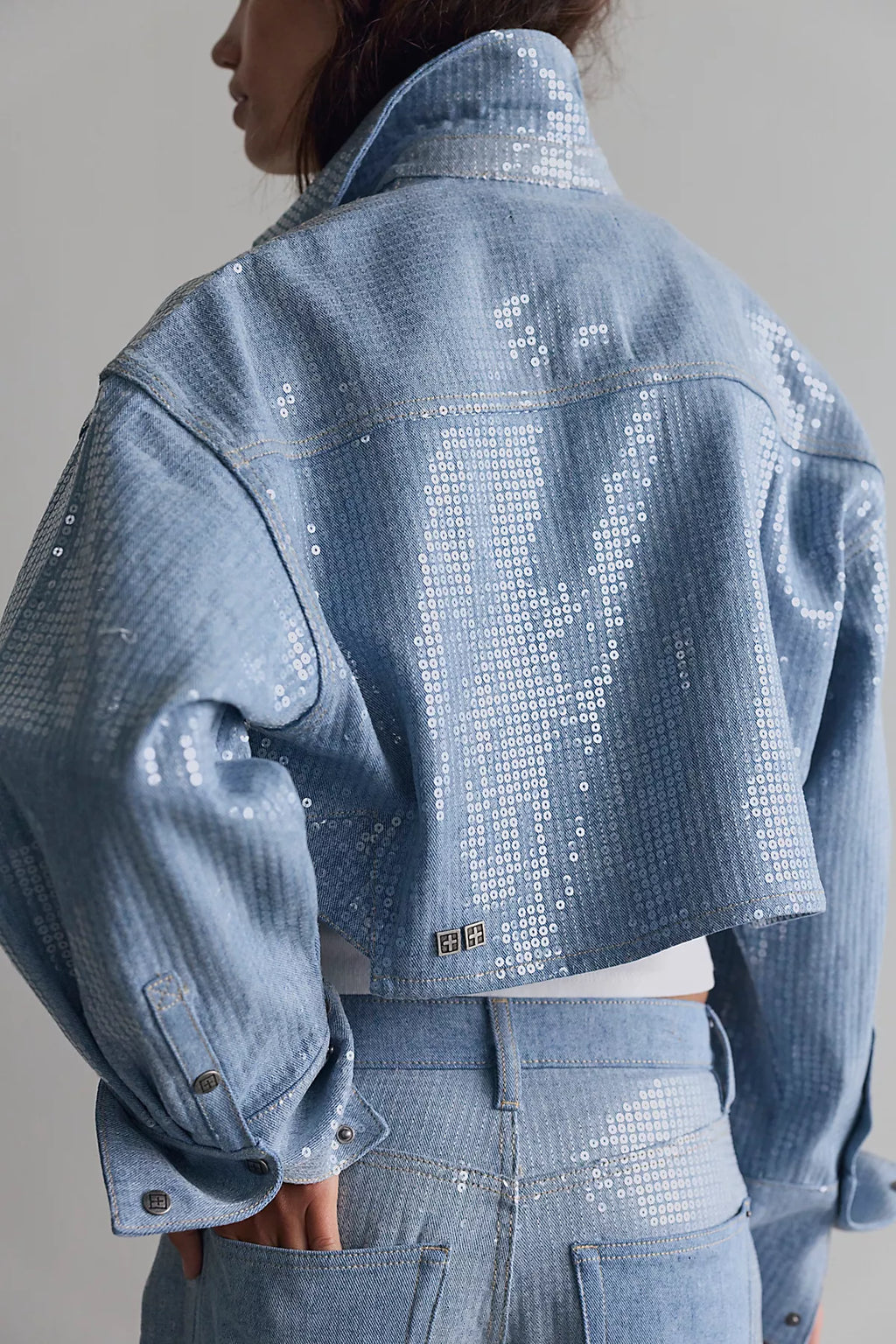 Ksubi Balter Sequin Button Down Shirt
