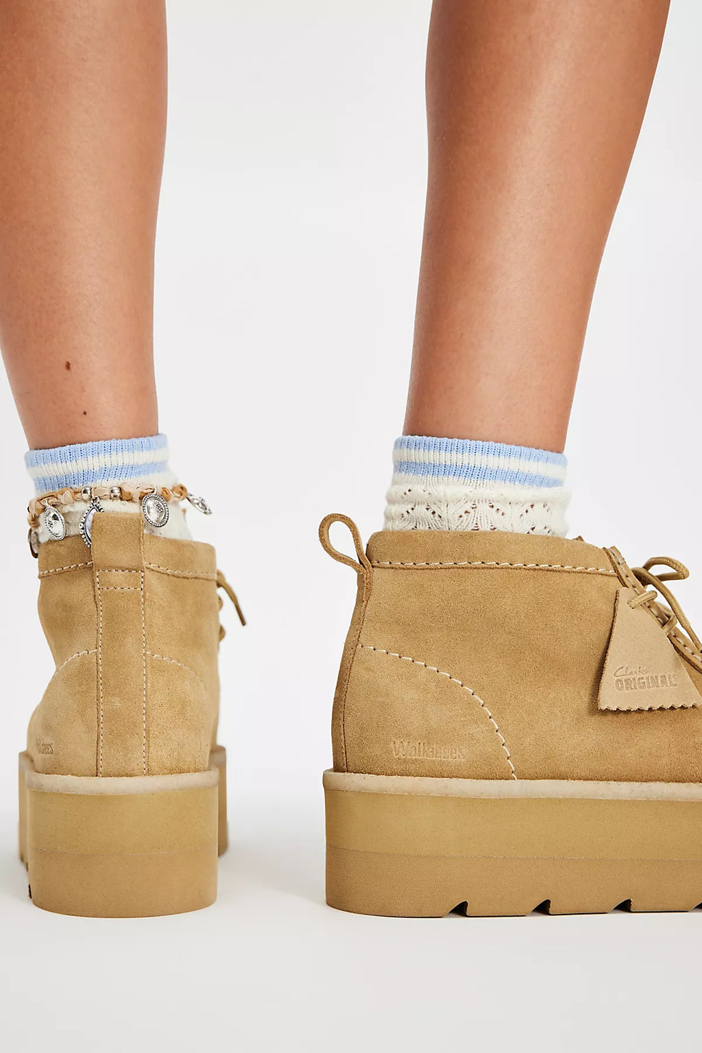 Clarks Meare Elevated Wallabee Boots