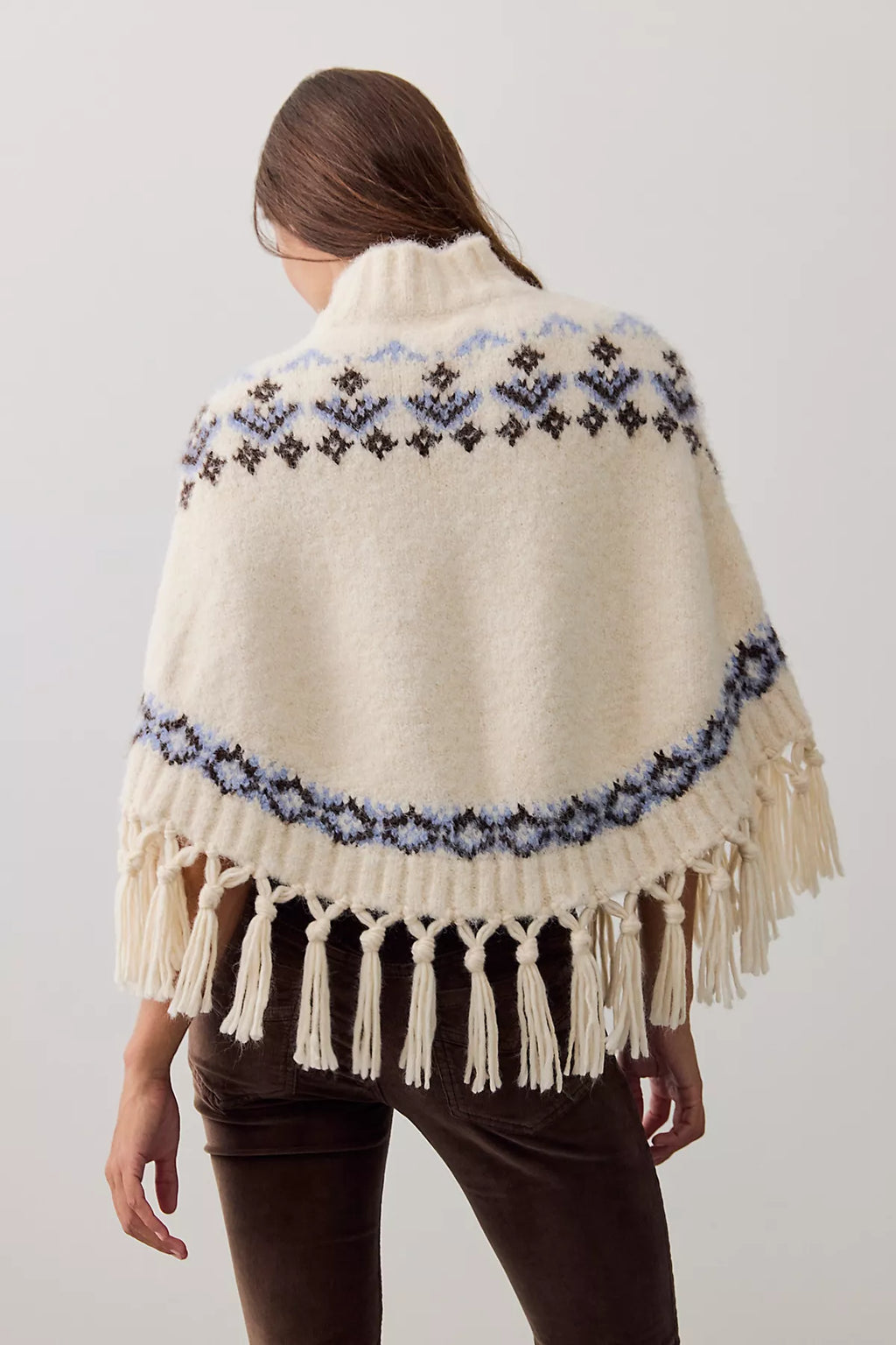 Emma Printed Poncho