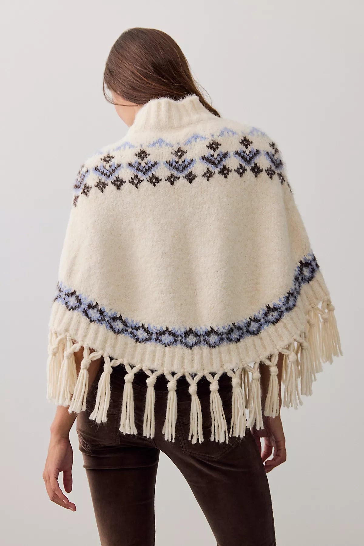 Emma Printed Poncho