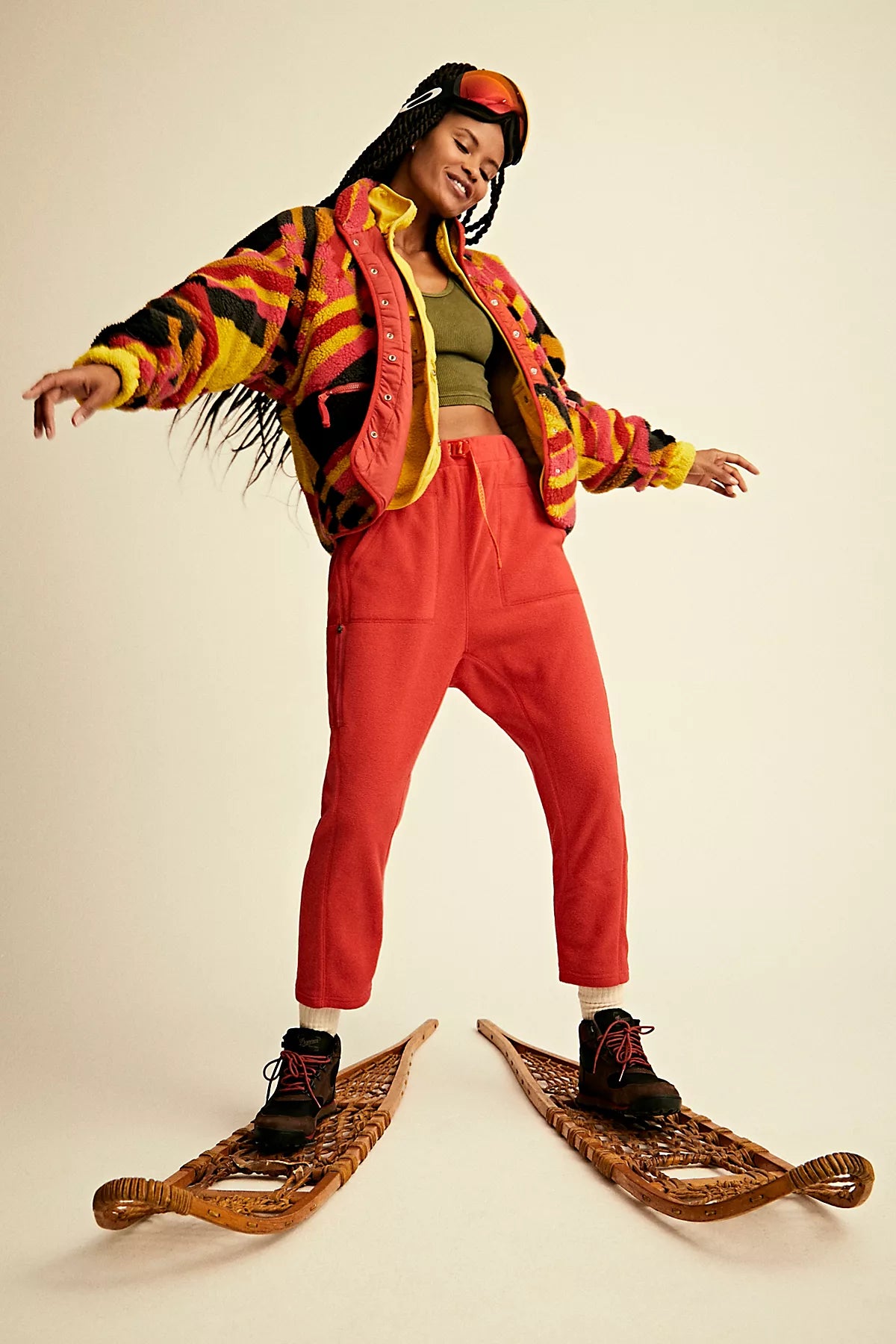 Hit The Slopes Printed Fleece Jacket