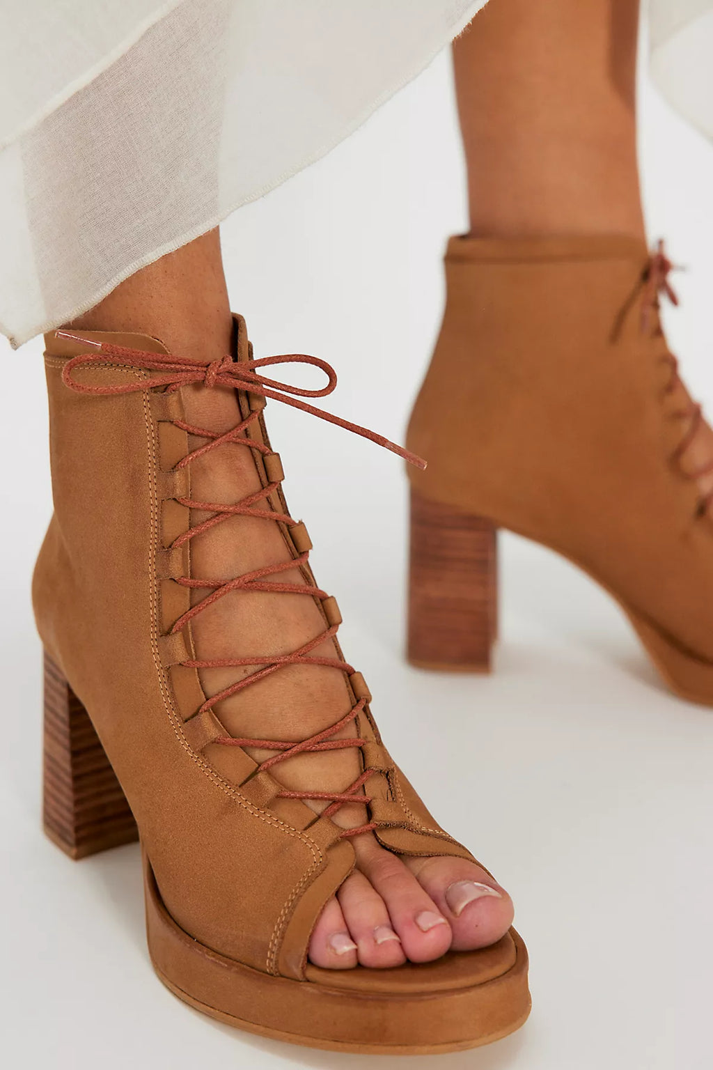 Mandi Lace-Up Heels