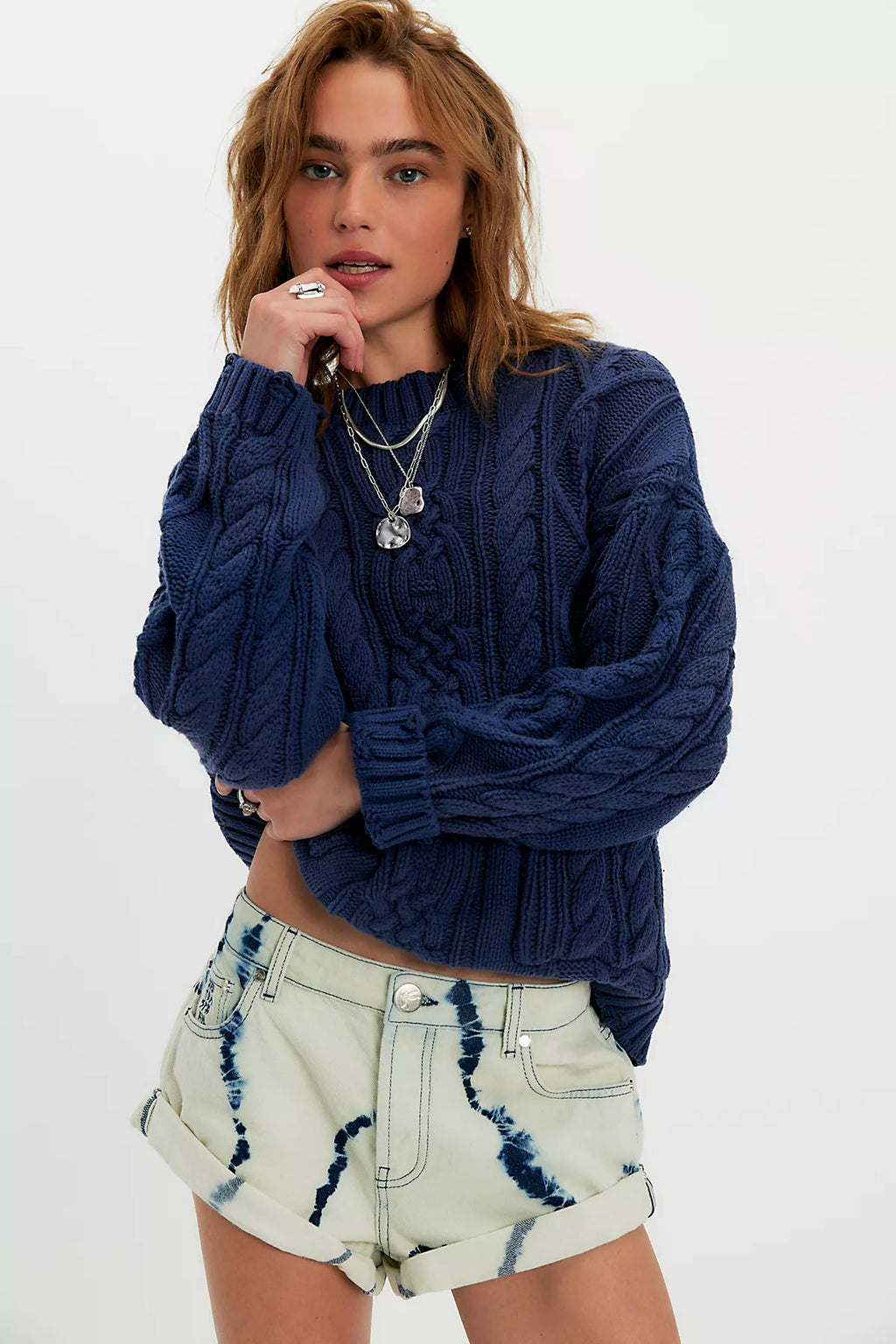 OneTeaspoon Bandits Printed Low-Waist Shorts