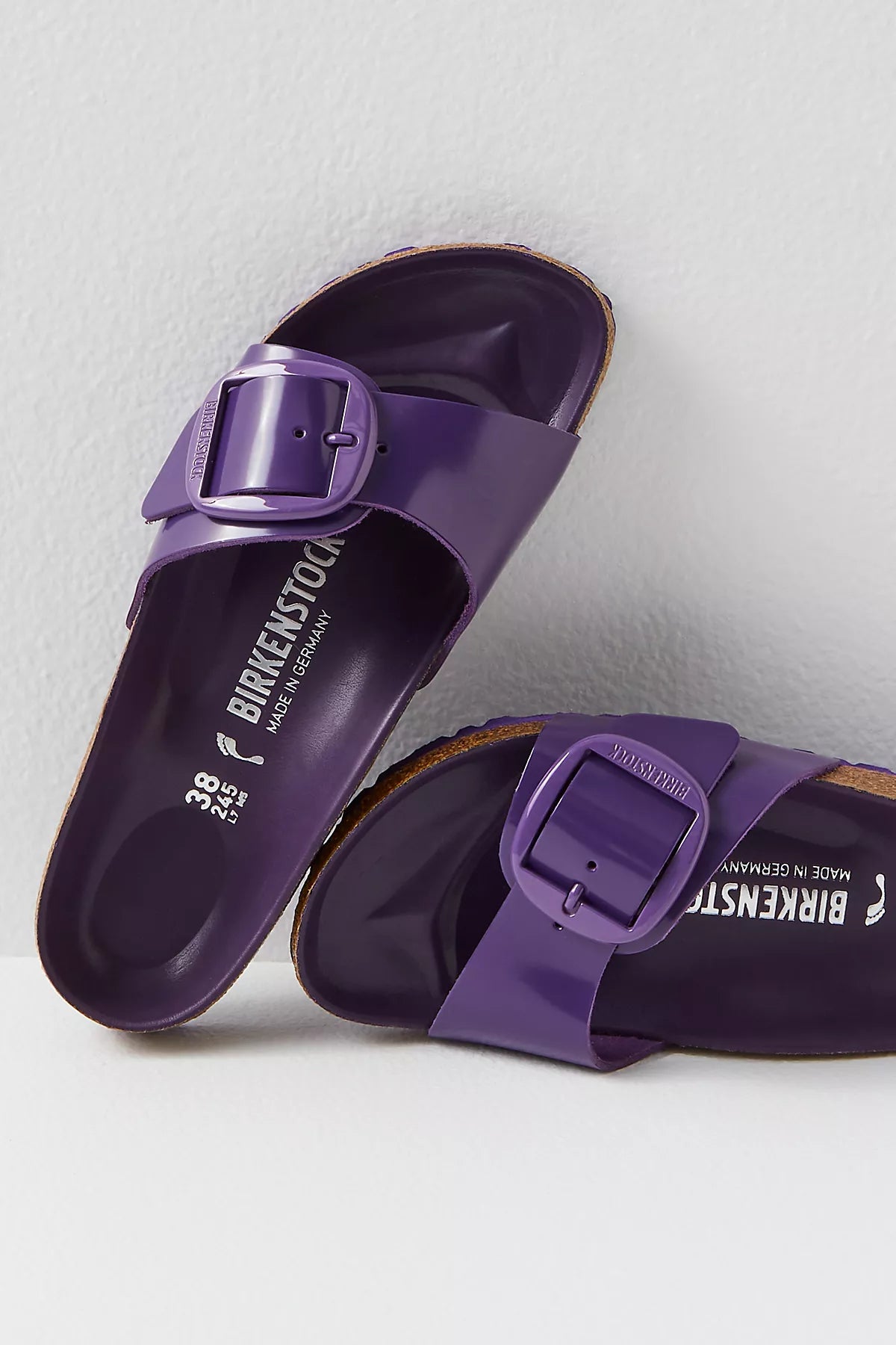 Birkenstock Madrid Big Buckle High Shine Sandals