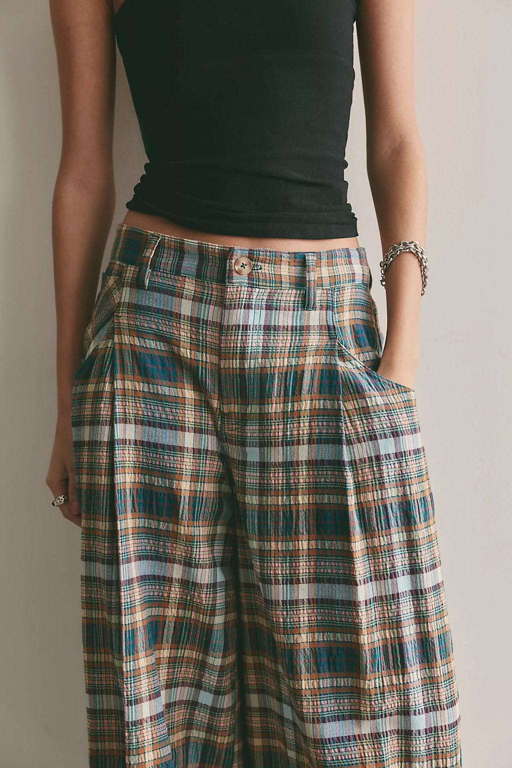 About It Baggy Puckered Pants