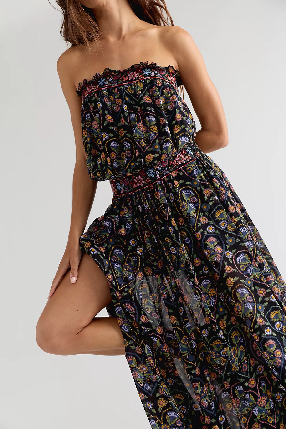 Ellis Strapless Maxi Dress