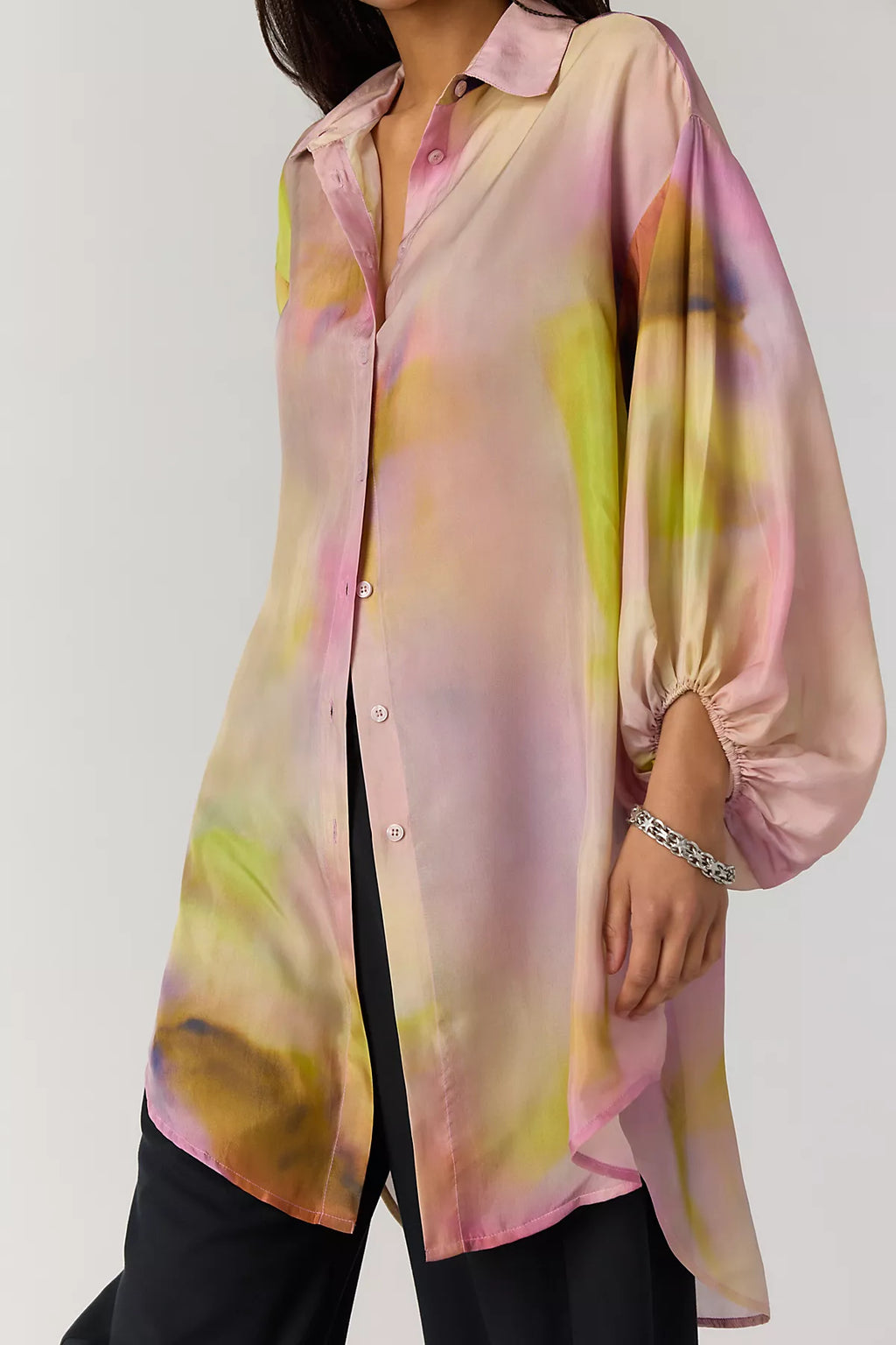 Mes Demoiselles Reini Oversized Button Down Top
