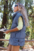 In A Bubble Puffer Vest
