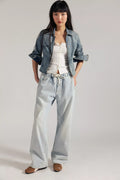 OneTeaspoon Roadhouse Wide-Leg Drawstring Jeans