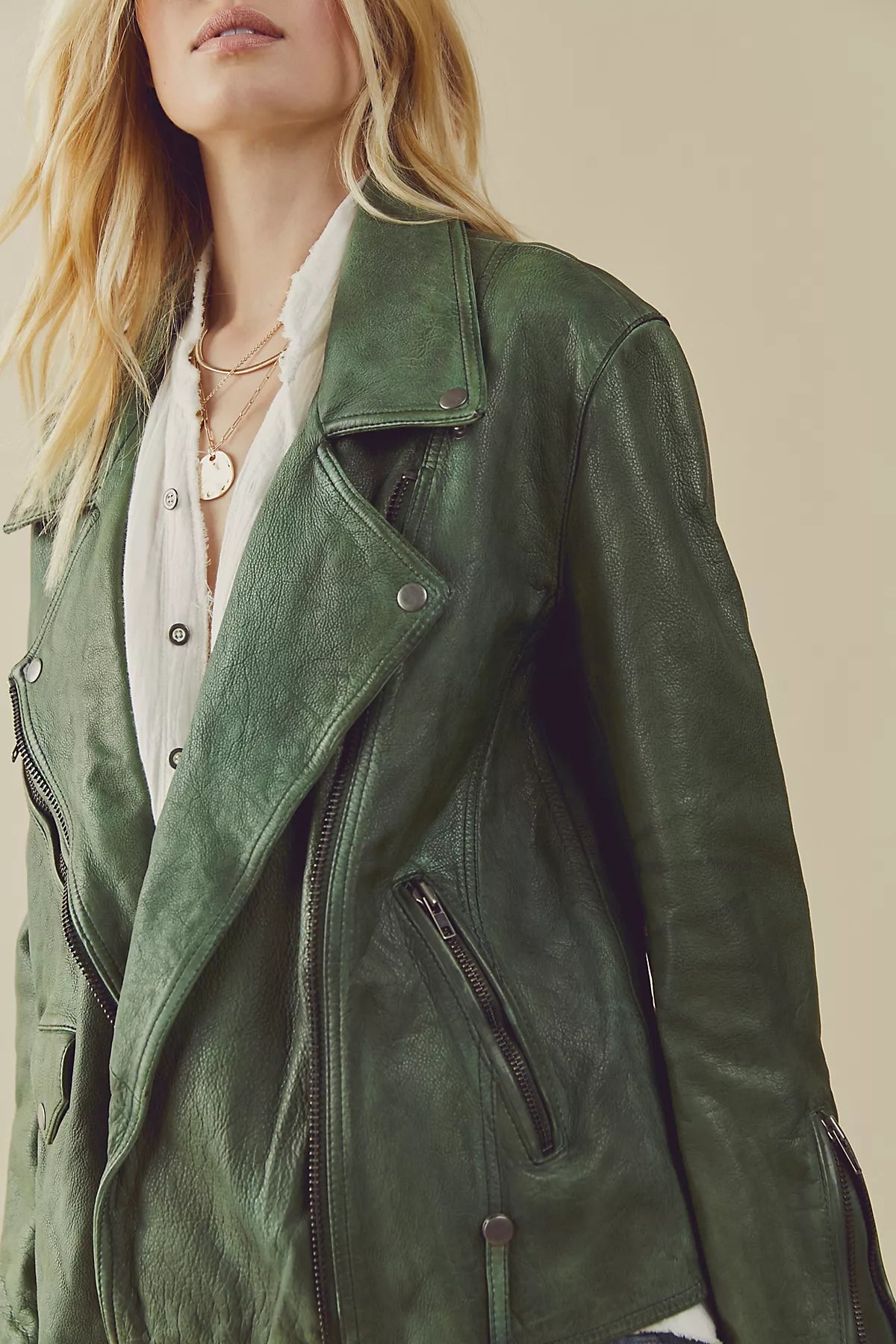 We The Free Jealousy Leather Moto Jacket