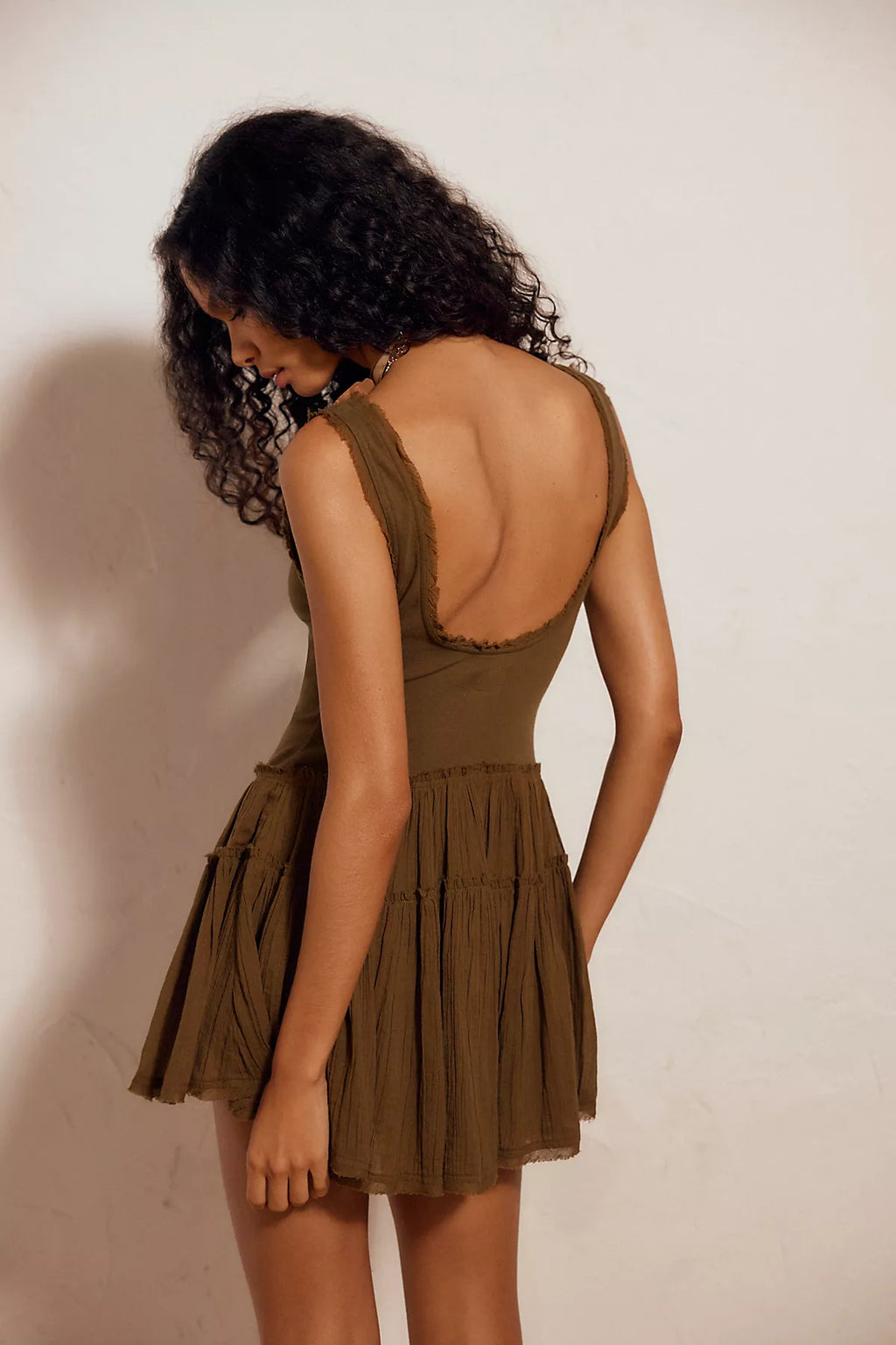 Izi Drop-Waist Mini Dress