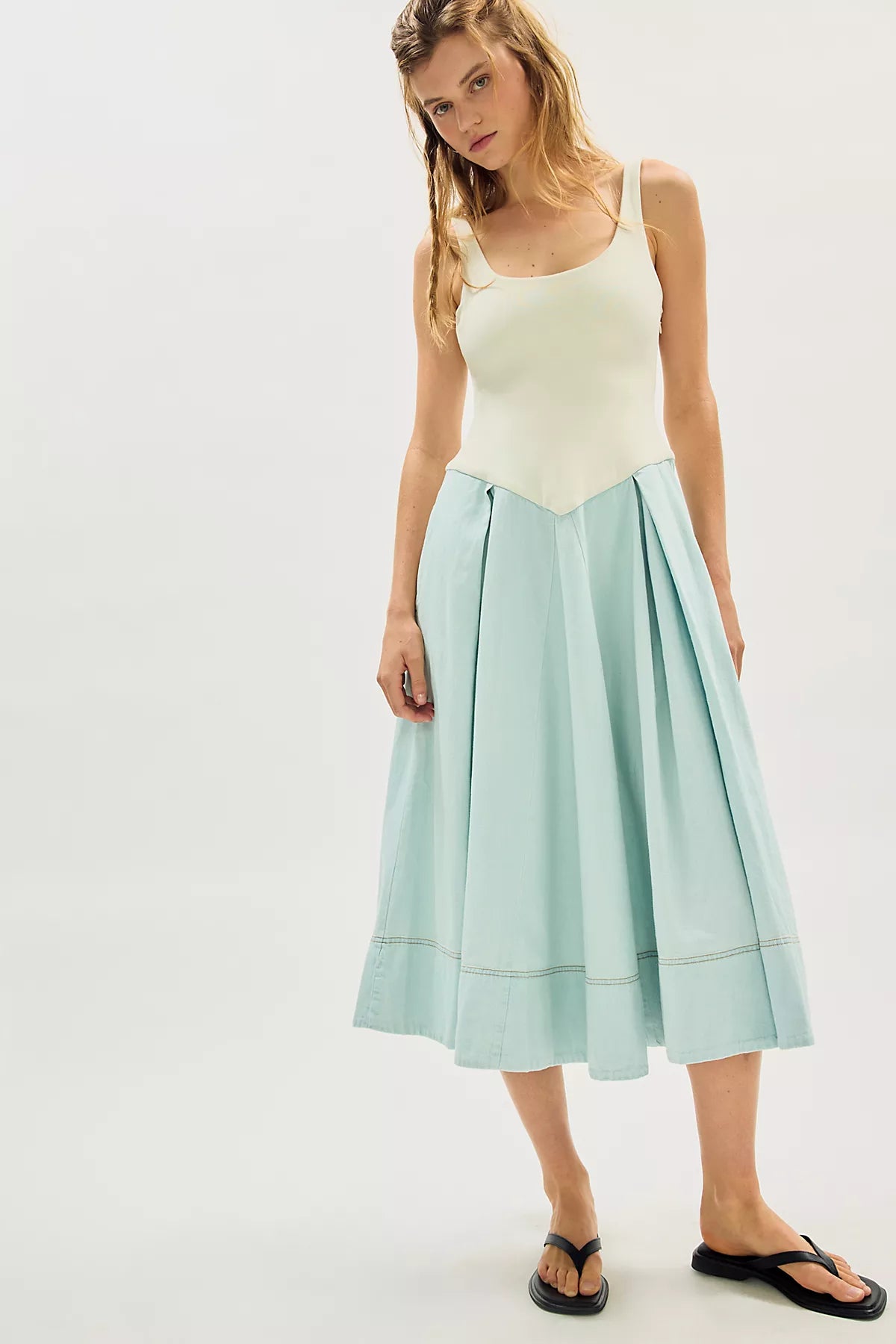 Elio Denim Midi Dress