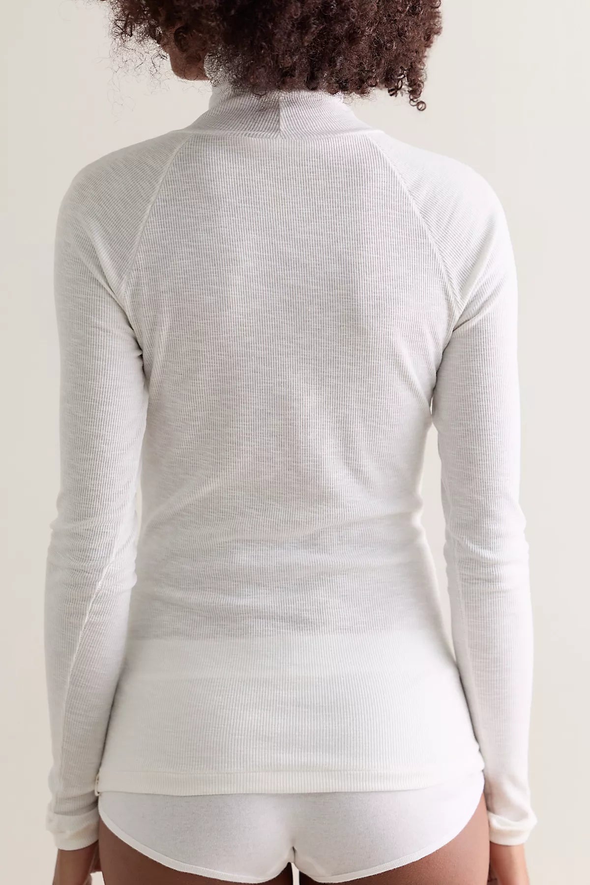 Keeping It Light Ribbed Turtleneck Top