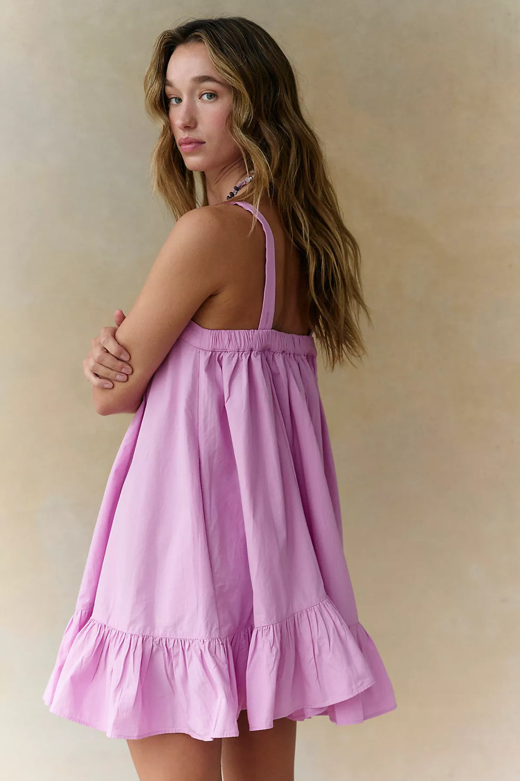 Heart Eyes Cotton Mini Dress