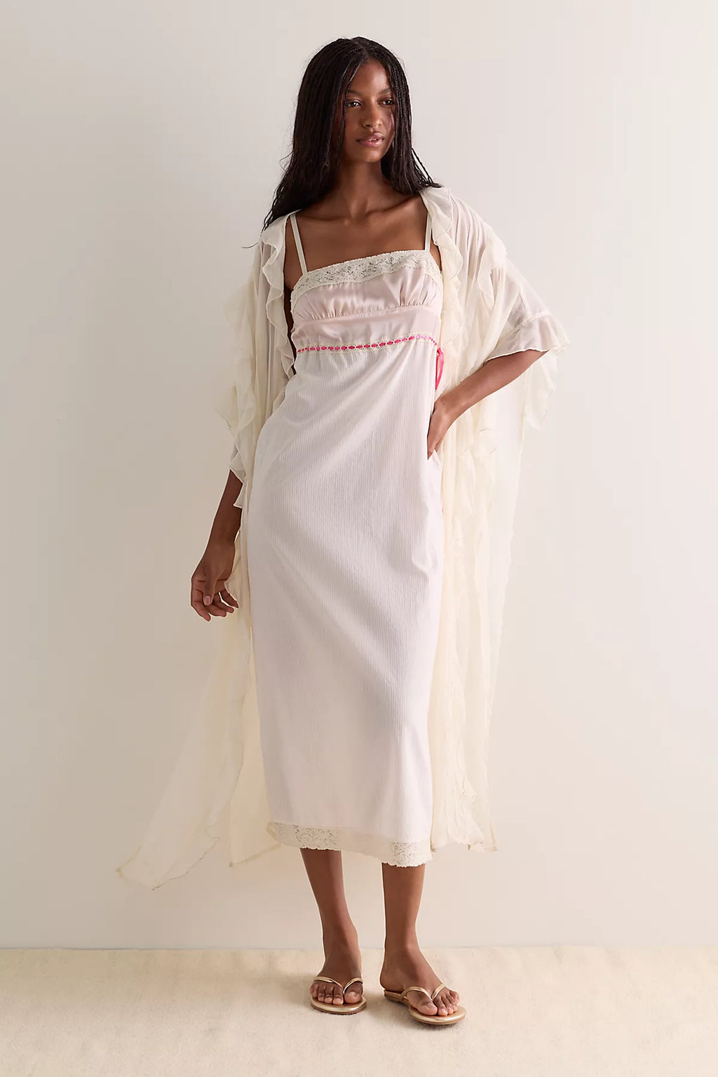 Morning Light Midi Slip Dress