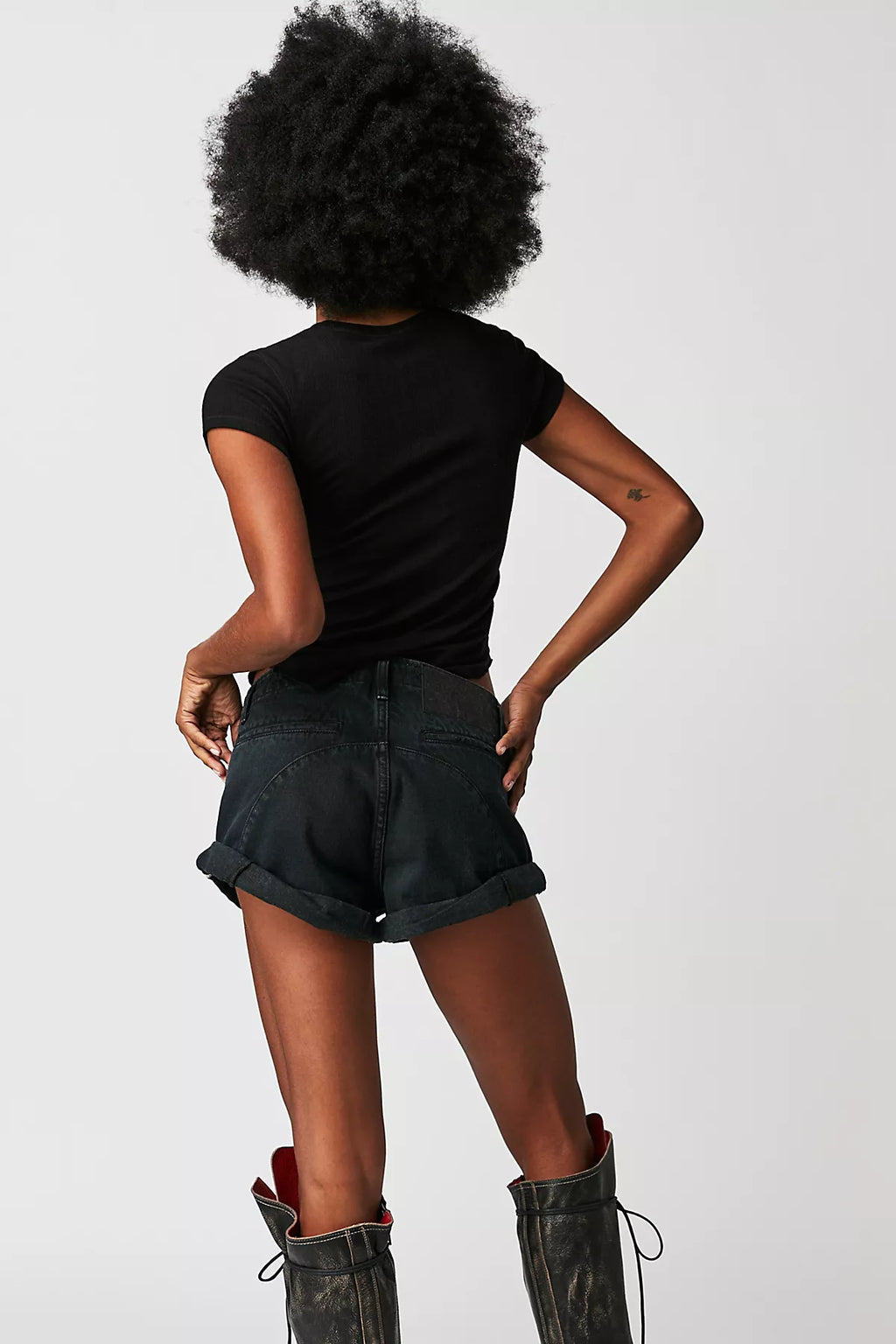 OneTeaspoon Bandits Low-Waist Denim Shorts