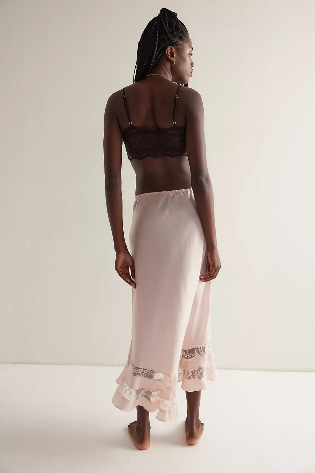 Long Lost Lover Printed Maxi Slip Skirt