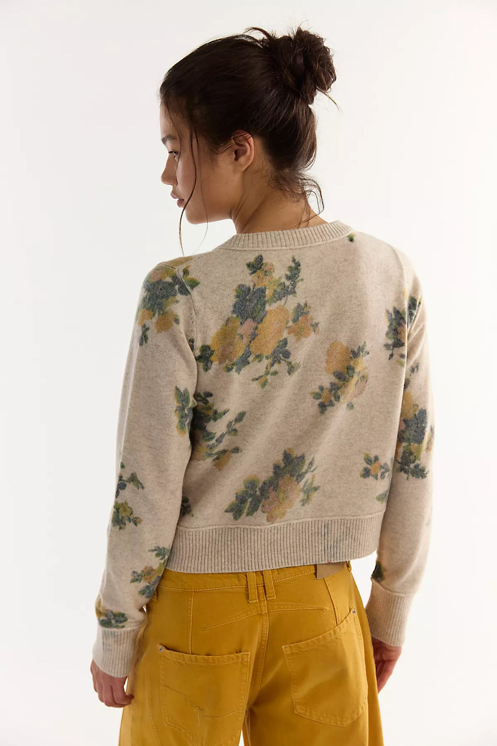 Nocturnal Patterned Cashmere Cardi
