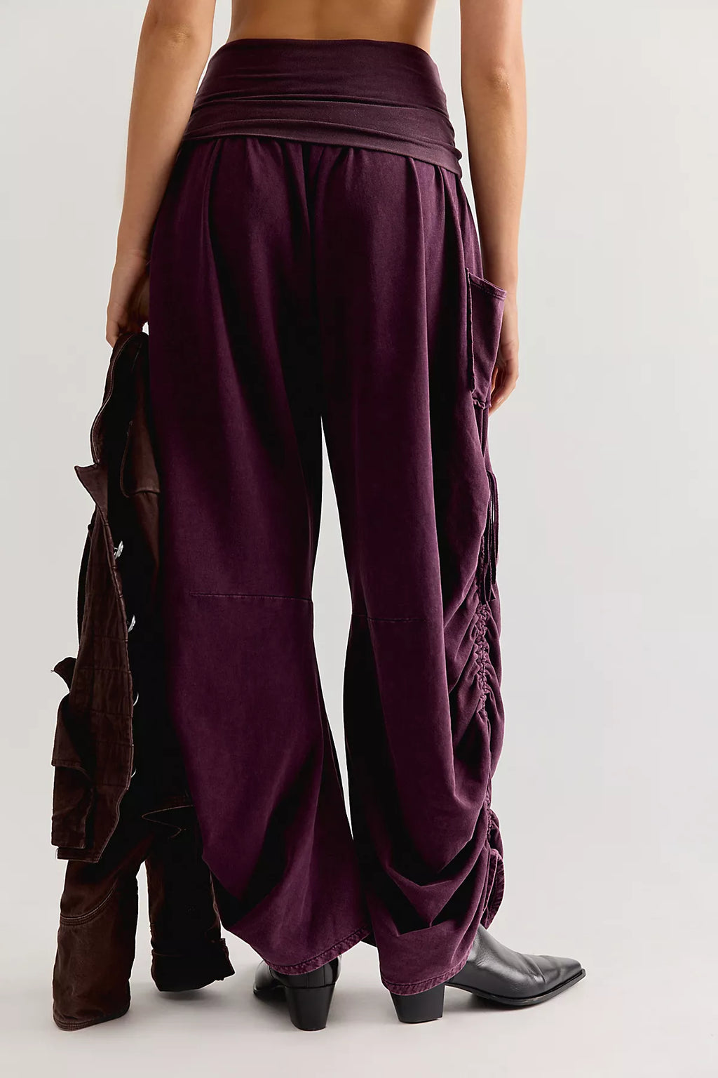 FP One Sawyer Low-Rise Pull-On Knit Pants