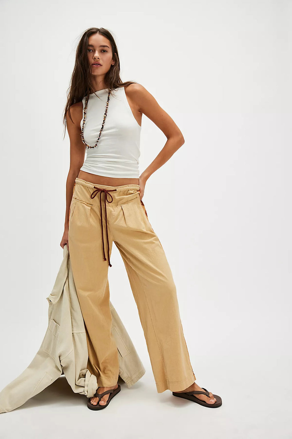 Hudson Canyon Side Printed Pull-On Pants