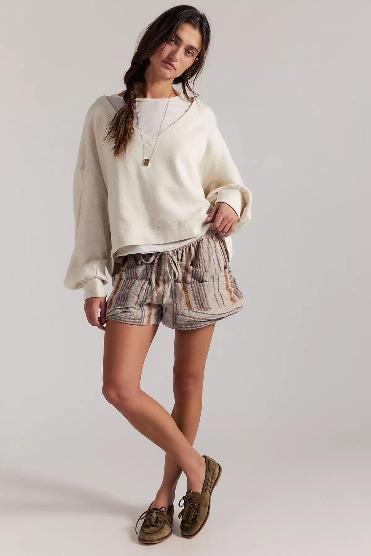 Good Fortune Stripe Shorts